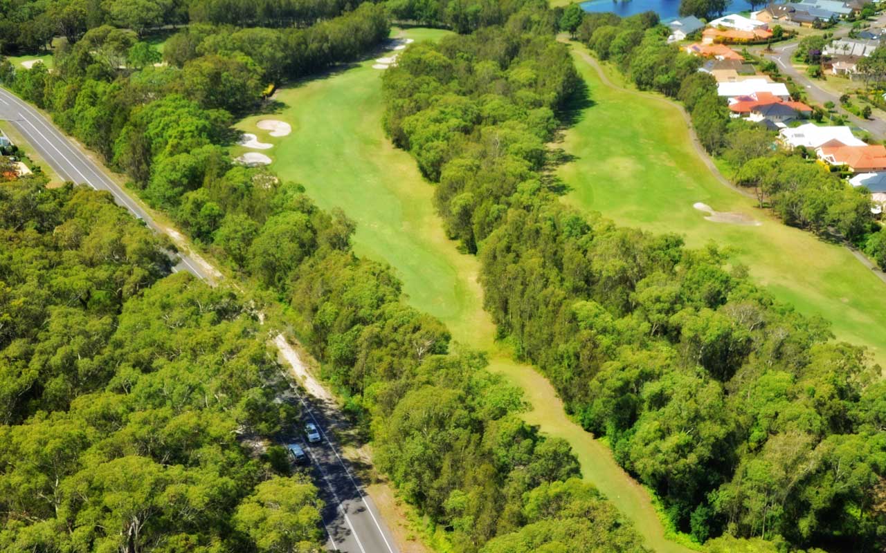 The 5th Hole from above